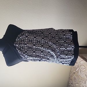 black and white tank top